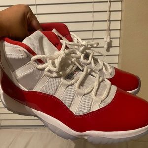 Cherry red 11s men’s Jordan’s 13